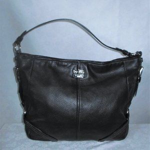 COACH Black Leather Chelsea Katarina Shoulder Bag 18901